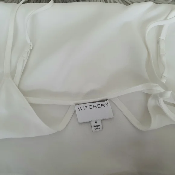 Witchery white lace long sleeve top and camisole set, size 4 - Picture 11 of 12
